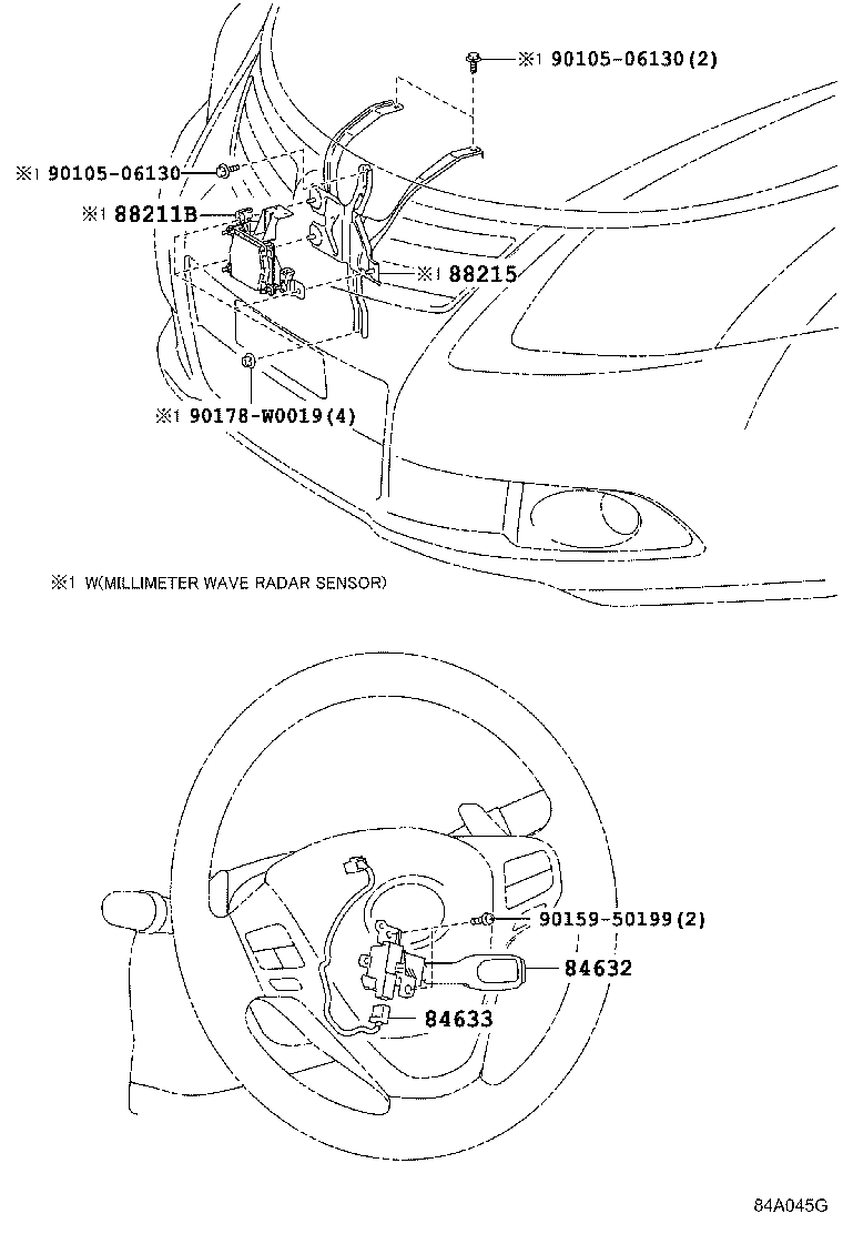 84632-05020 SWITCH, CRUISE CONTROL MAIN product image