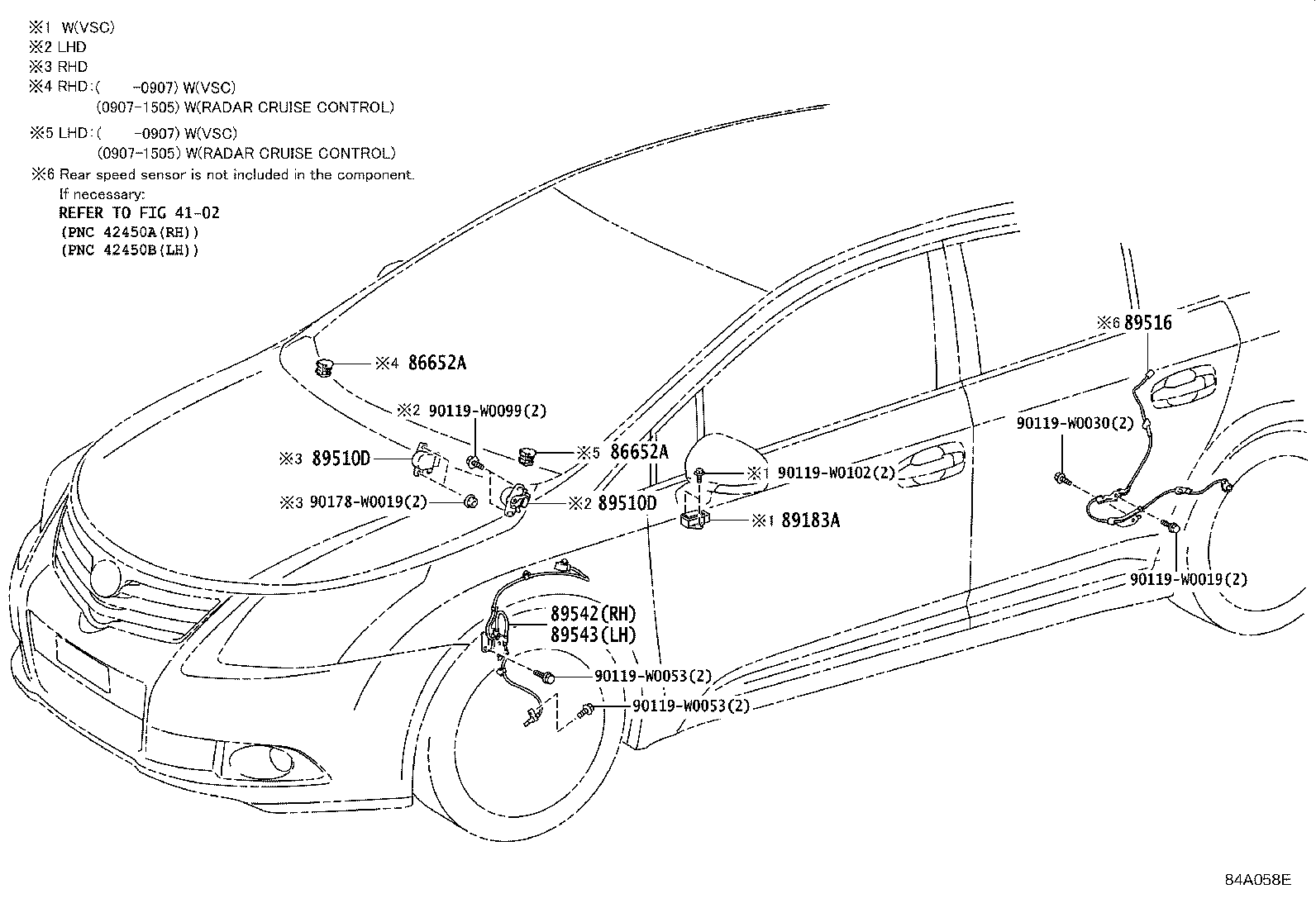 89510-20071 SENSOR ASSY, BRAKE PEDAL STROKE product image