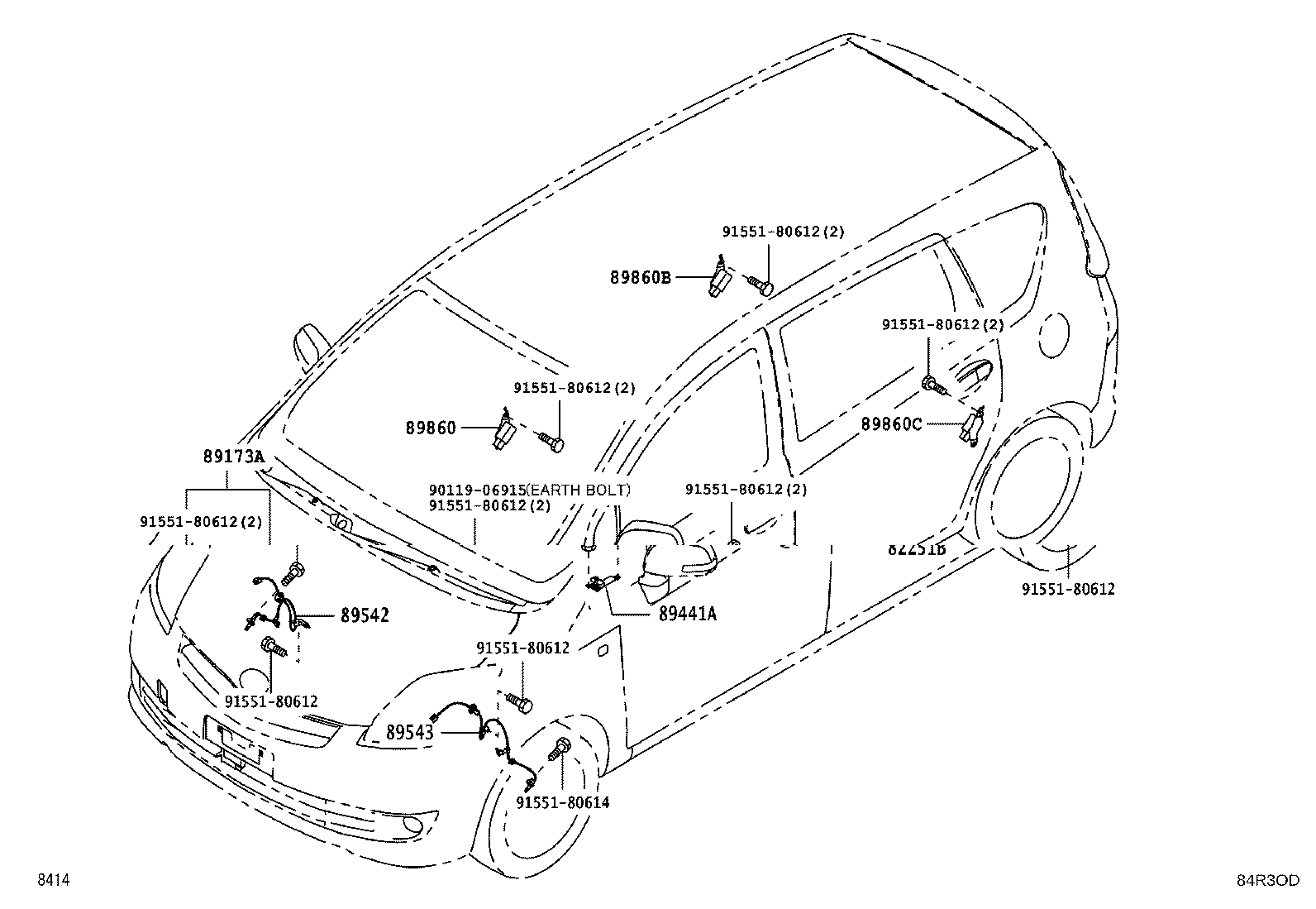 89170-B1220 COMPUTER ASSY, AIR BAG product image