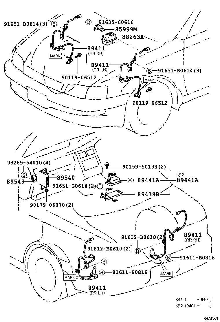 89545-32040 SENSOR, SPEED product image