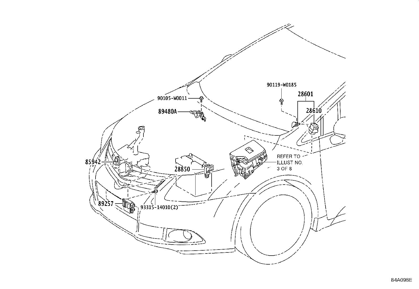 83320-20640 GAGE ASSY, FUEL SENDER product image