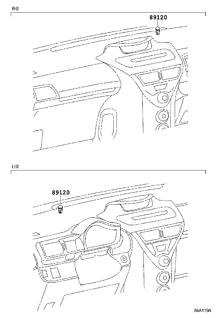 89121-30010 SENSOR, AUTOMATIC LIGHT CONTROL product image