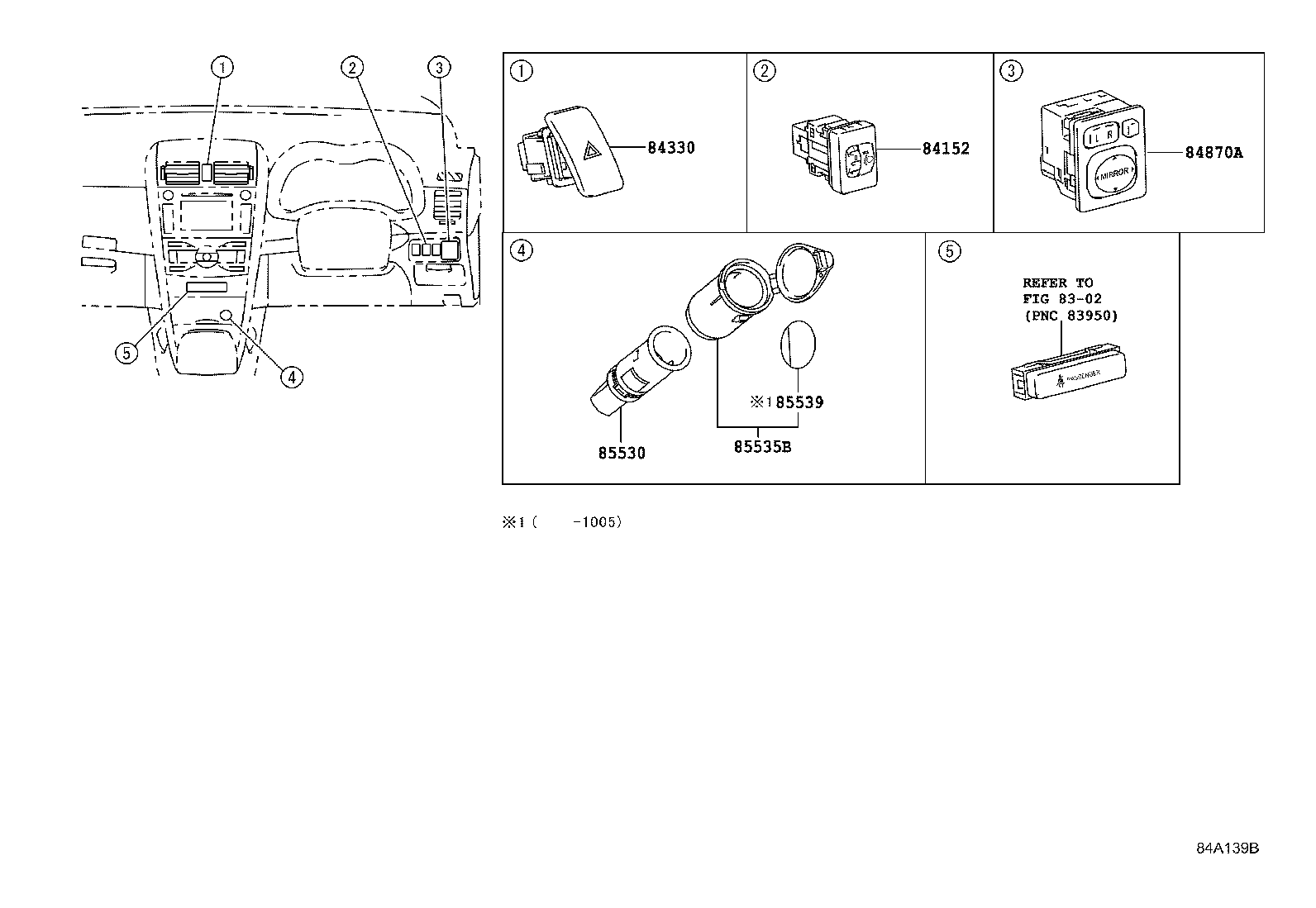 82631-12080 HOLDER ASSY, FUSE product image