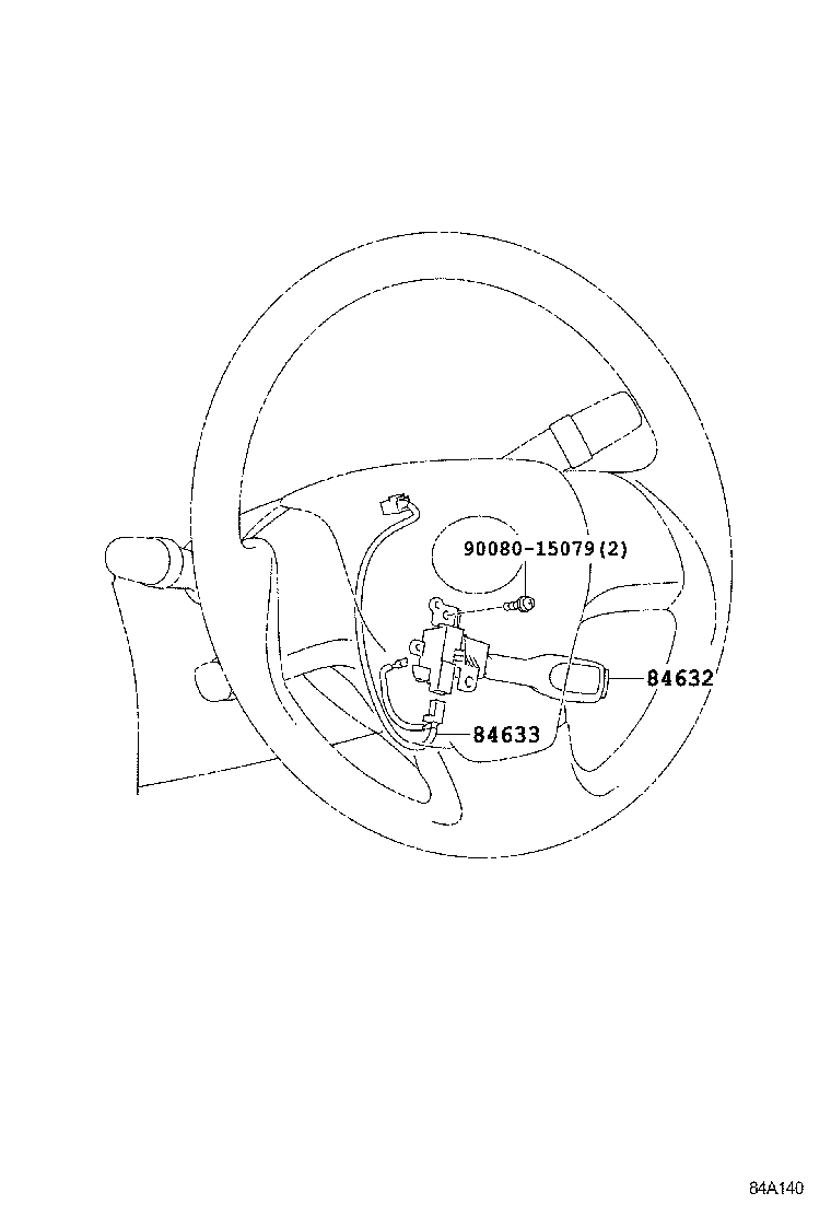 84633-0E030 WIRE, CRUISE CONTROL SWITCH product image