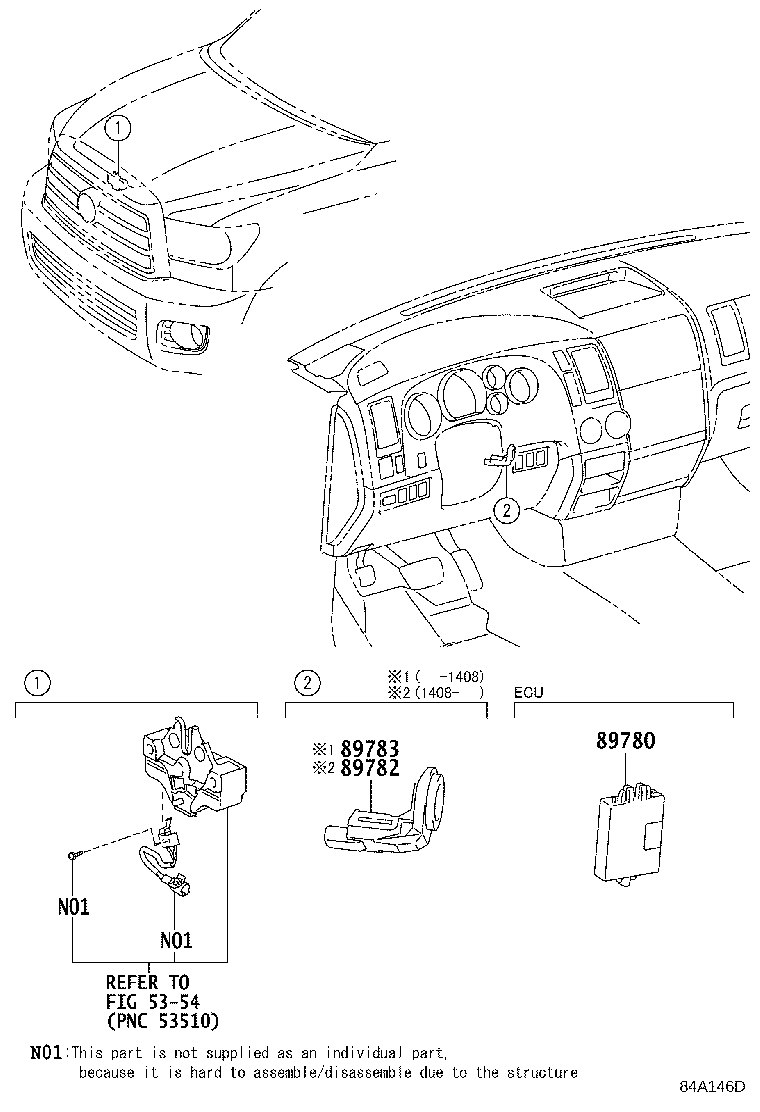89780-0C040 COMPUTER ASSY, TRANSPONDER KEY product image