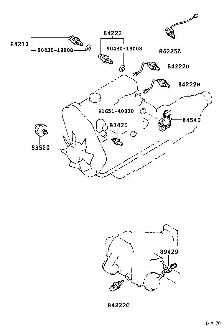89629-35010 BRACKET, IGNITER ASSY product image