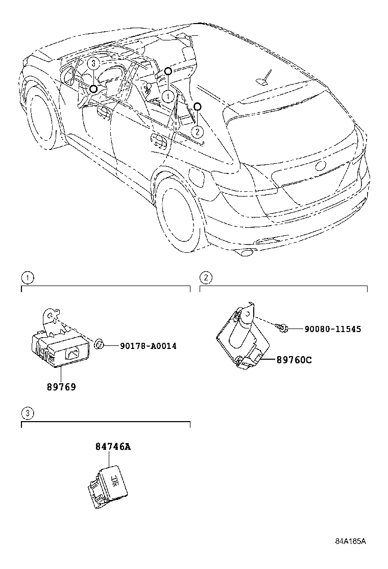 89760-0T010 RECEIVER ASSY, TIRE PRESSURE MONITOR product image