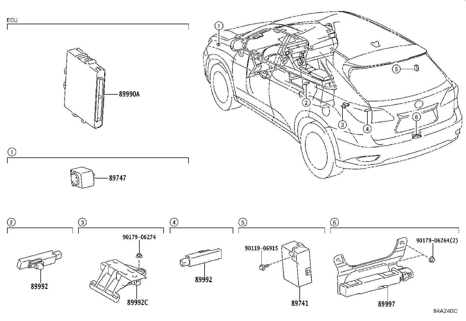 Toyota 89990-48102 COMPUTER ASSY, SMART KEY