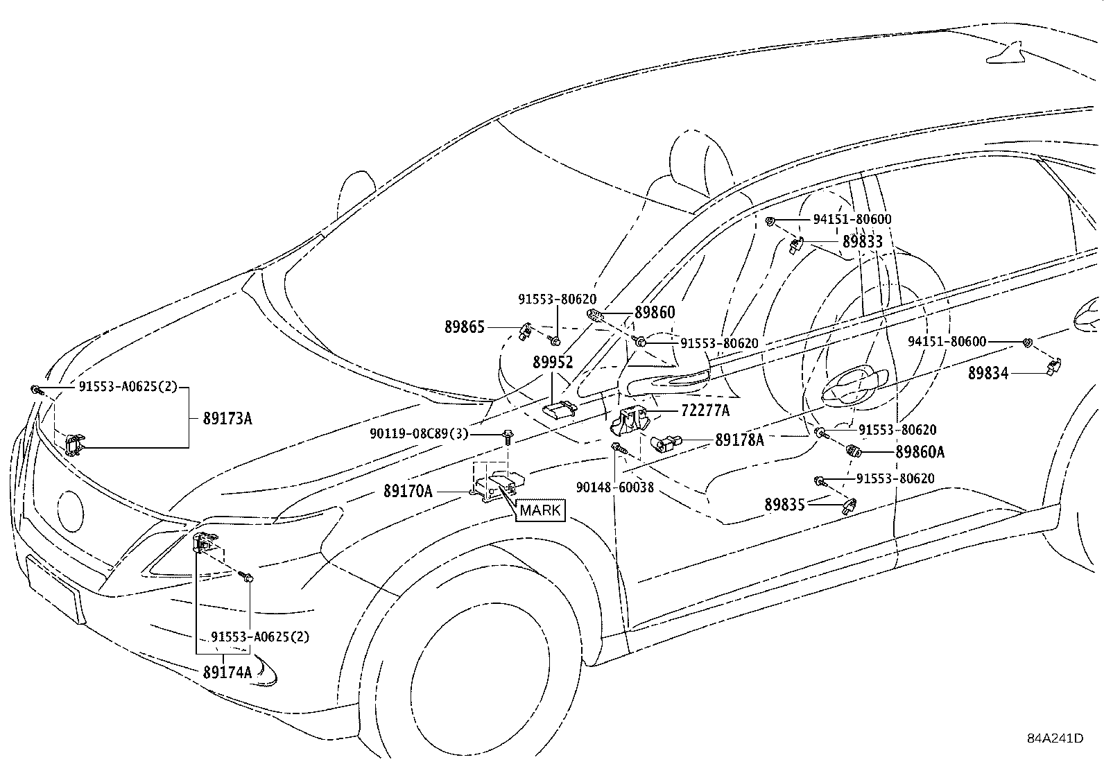 89170-48730 COMPUTER ASSY, AIR BAG product image