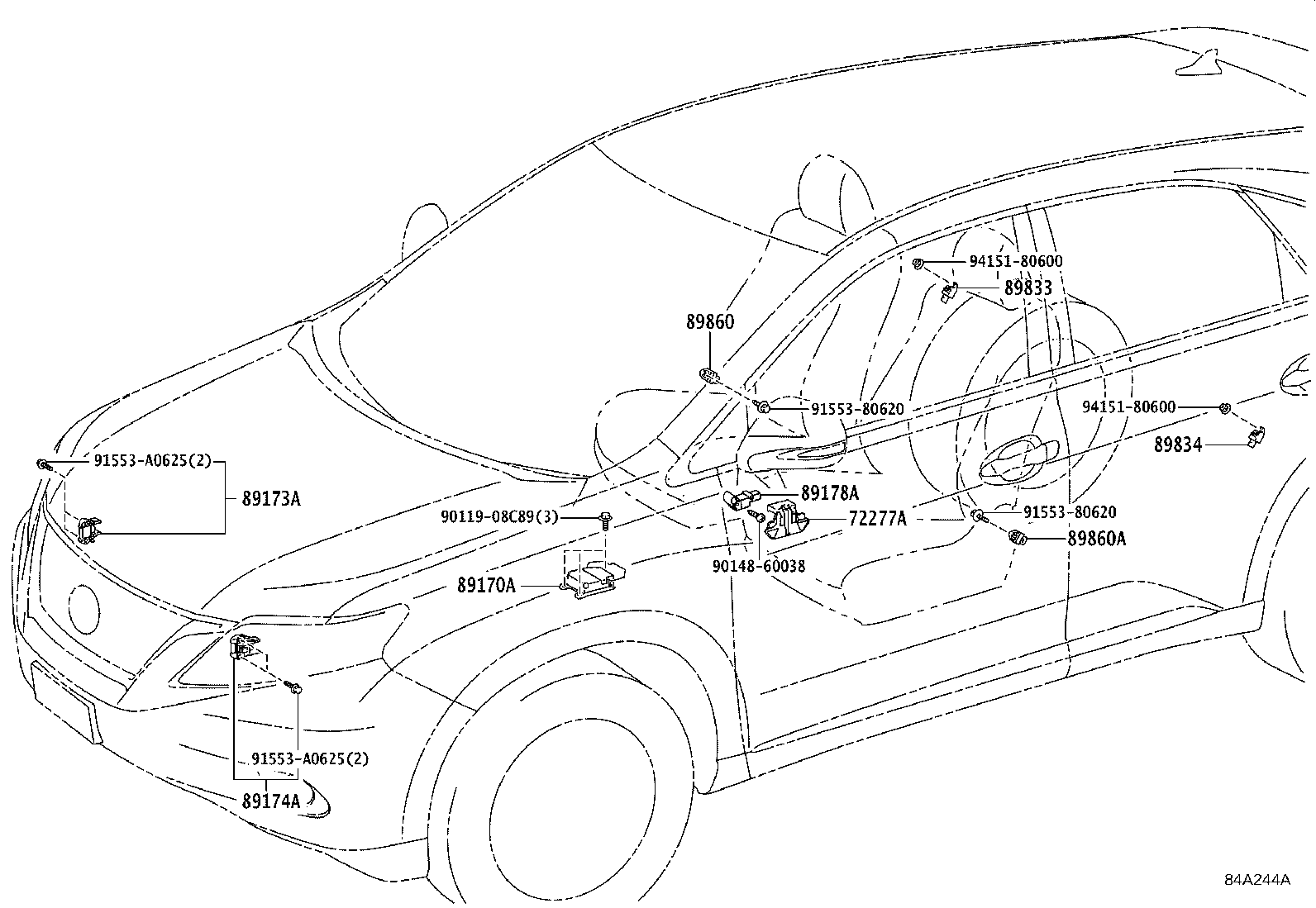 89170-48650 COMPUTER ASSY, AIR BAG product image