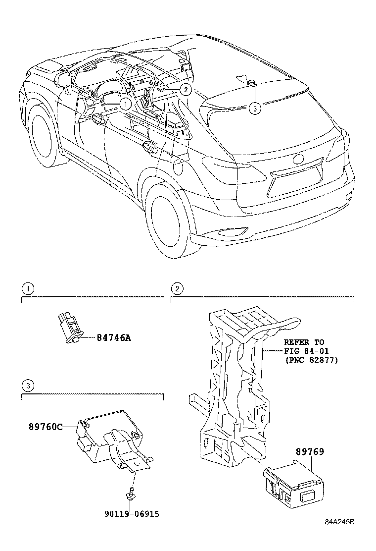 89760-48040 RECEIVER ASSY, TIRE PRESSURE MONITOR product image