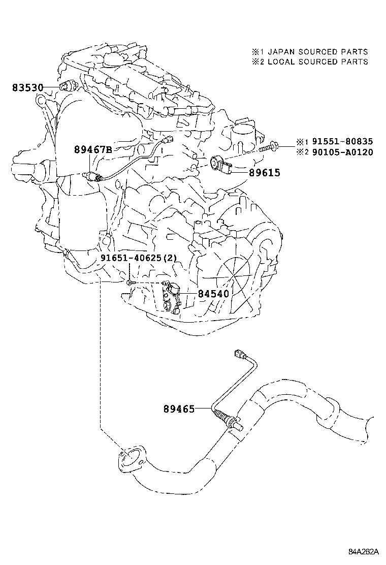 Toyota 82662-0R020 COVER, RELAY BLOCK, UPPER, NO.1