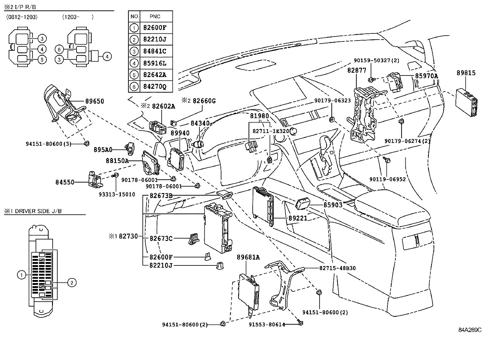 84140-48160 SWITCH ASSY, HEADLAMP DIMMER product image