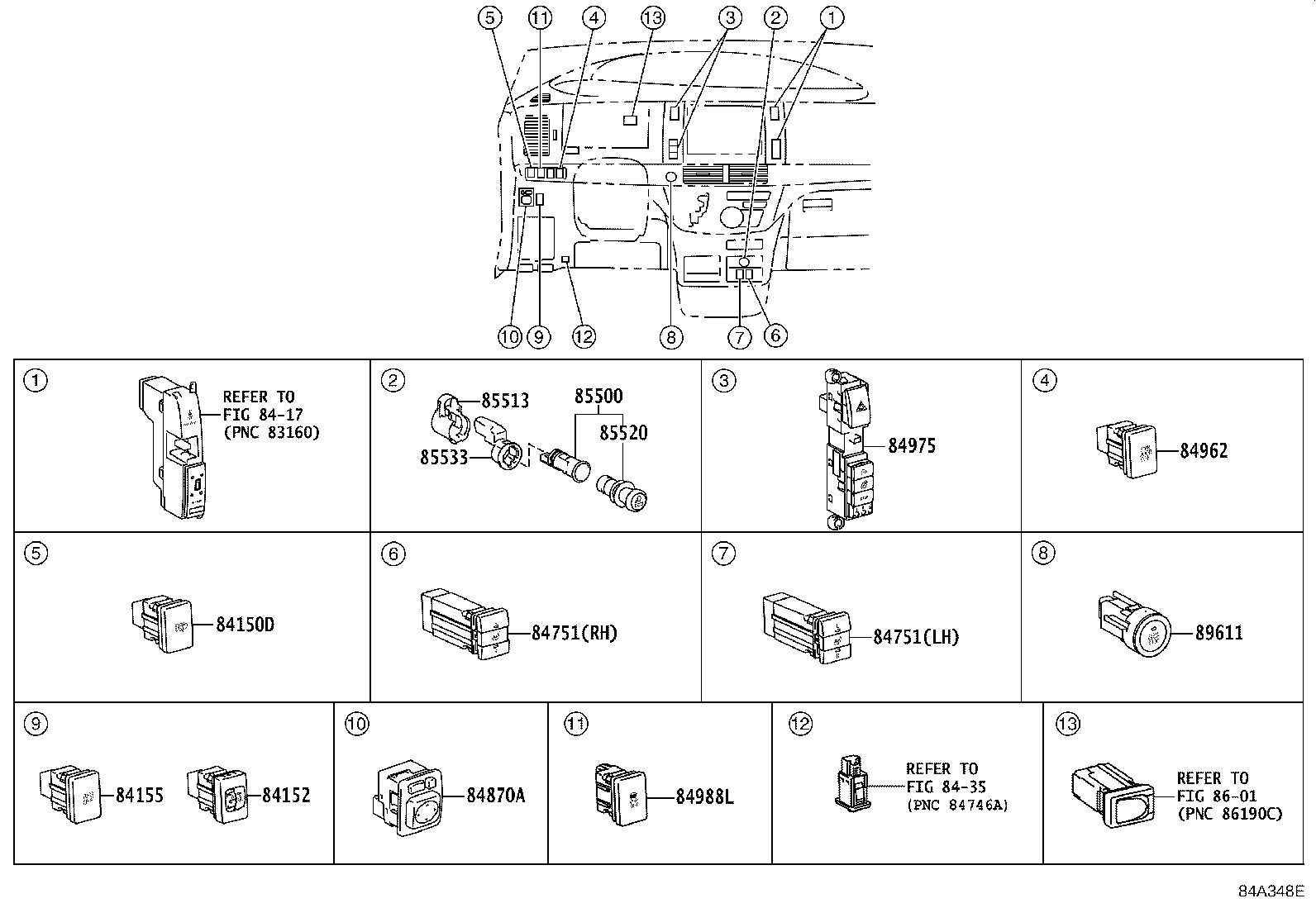 82663-28040 COVER, RELAY BLOCK, LOWER, NO.2 product image