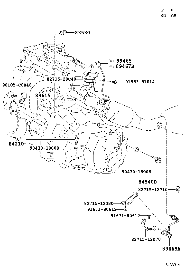 82730-12640 BLOCK ASSY, INSTRUMENT PANEL JUNCTION product image