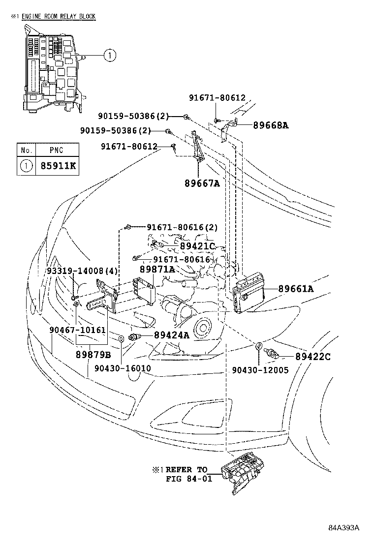 89660-12C40 COMPUTER, ENGINE CONTROL product image