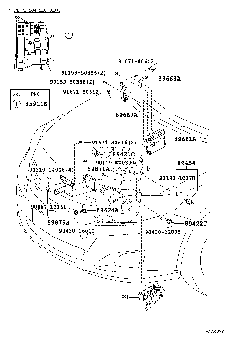 89660-0Z650 COMPUTER, ENGINE CONTROL product image