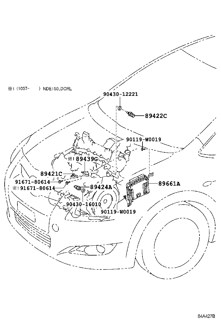 89660-0Z561 COMPUTER, ENGINE CONTROL product image