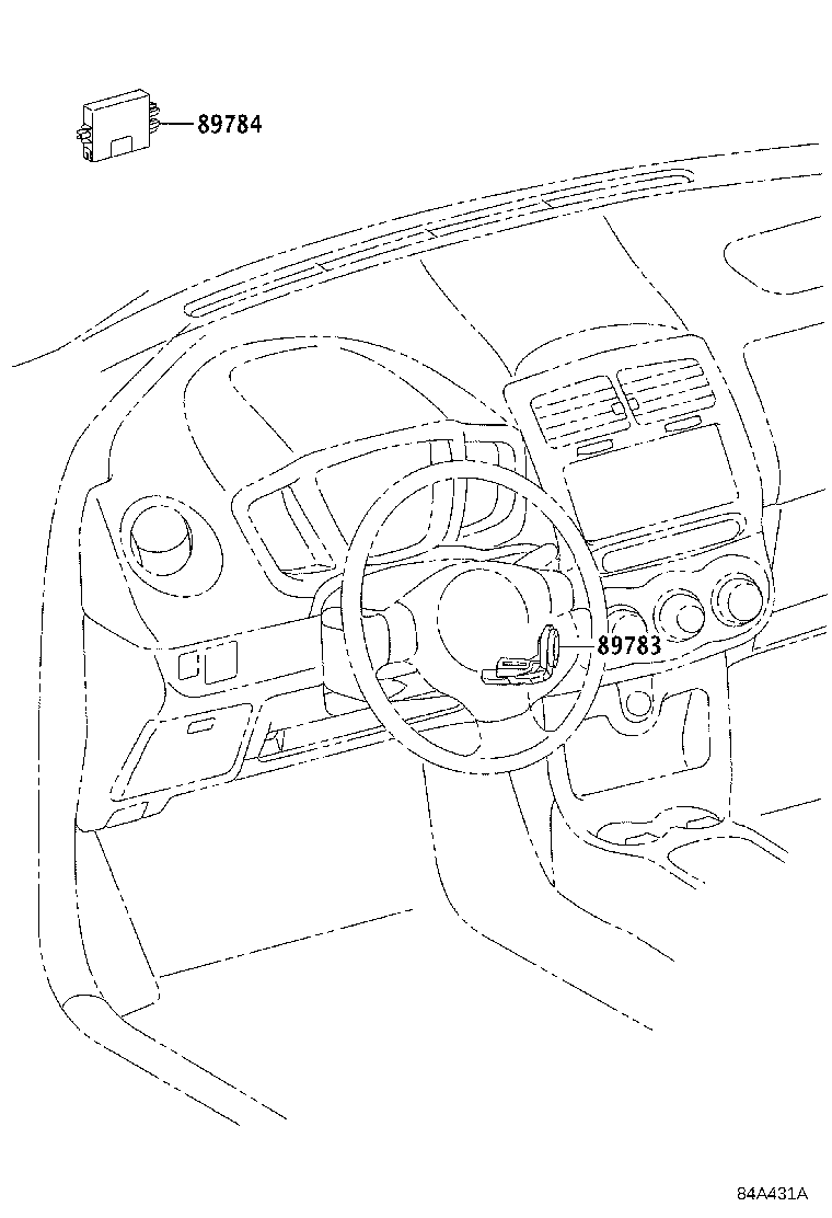 89780-52020 COMPUTER, IMMOBILIZER CODE product image