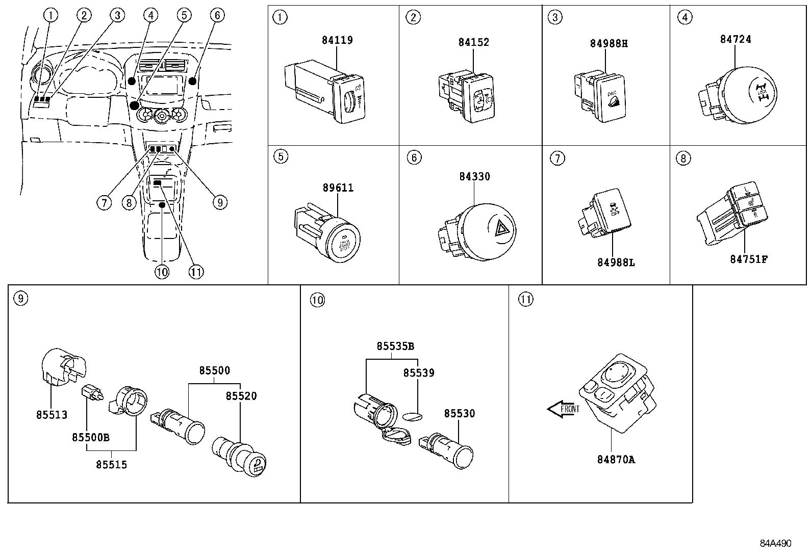 82730-0R072 BLOCK ASSY, INSTRUMENT PANEL JUNCTION product image