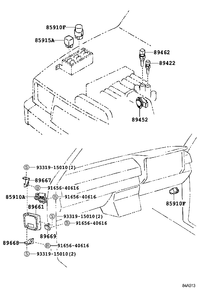 89420-35040 SENSOR ASSY, VACUUM product image