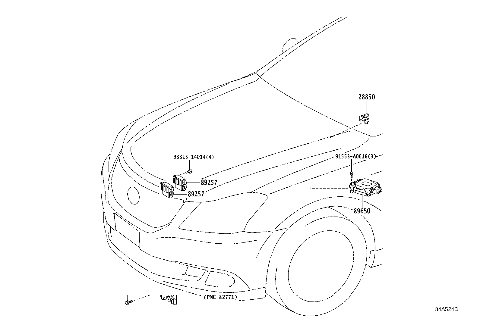 82672-30360 COVER, JUNCTION BLOCK product image