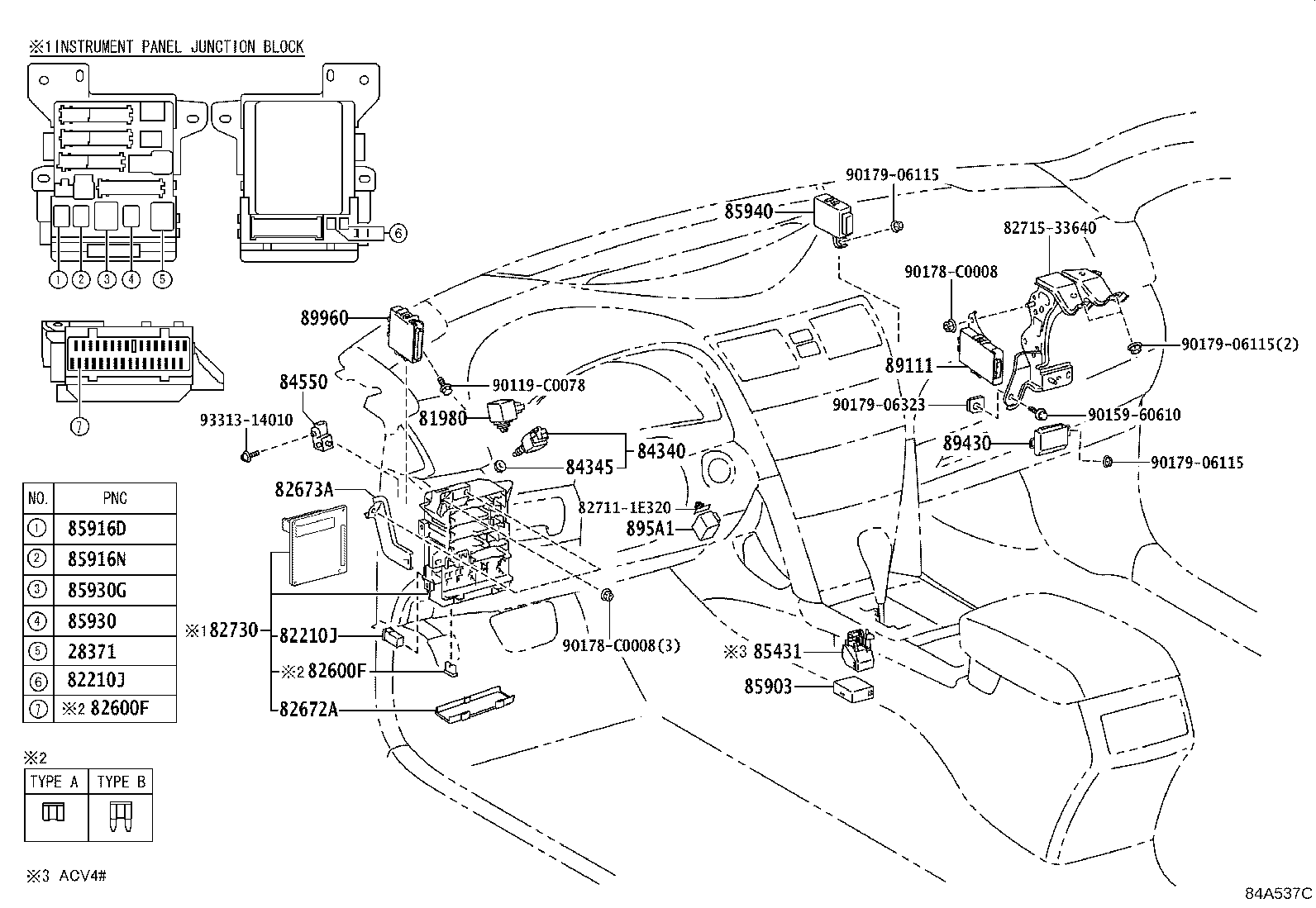82660-07010 BLOCK ASSY, RELAY product image