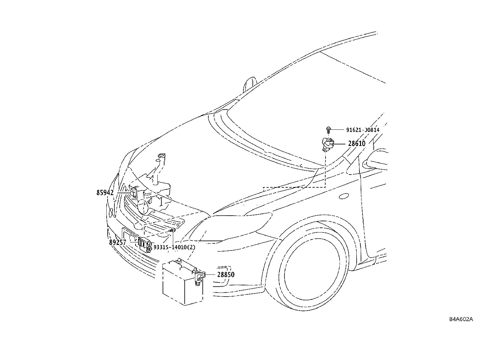 84140-02411 SWITCH ASSY, HEADLAMP DIMMER product image