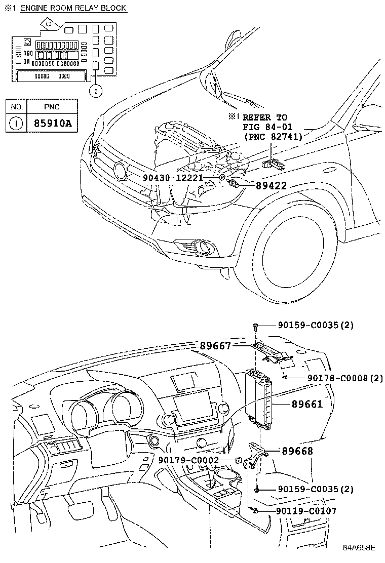 89661-0E270 COMPUTER, ENGINE CONTROL product image