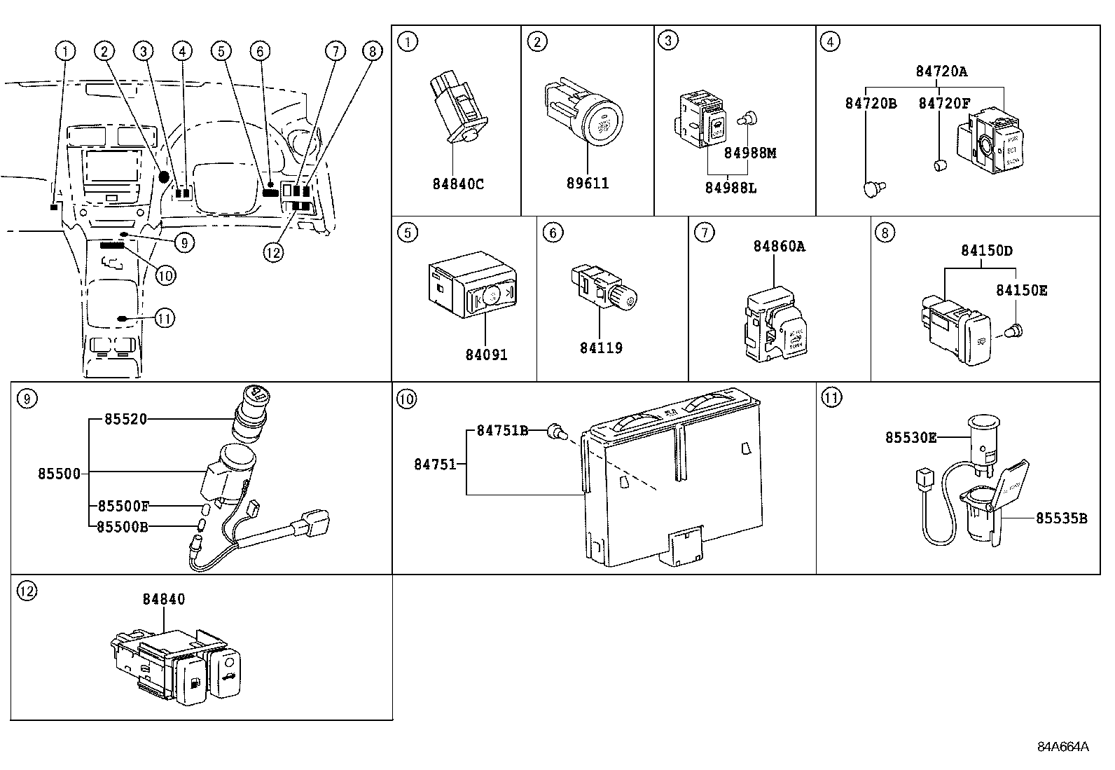 82672-53160 COVER, JUNCTION BLOCK product image