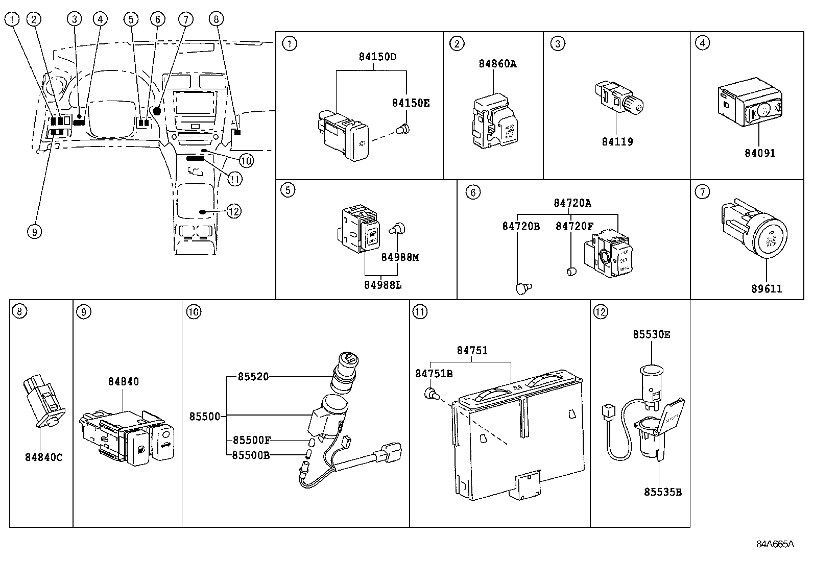 82672-53160 COVER, JUNCTION BLOCK product image
