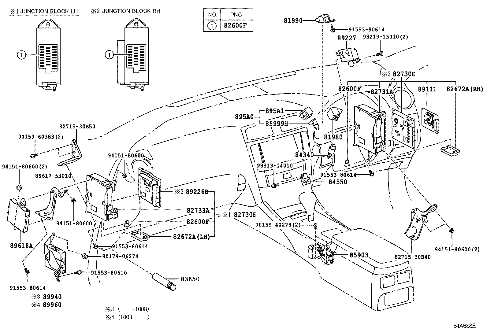 82672-53140 COVER, JUNCTION BLOCK product image
