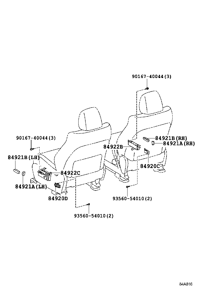 84140-48191 SWITCH ASSY, HEADLAMP DIMMER product image