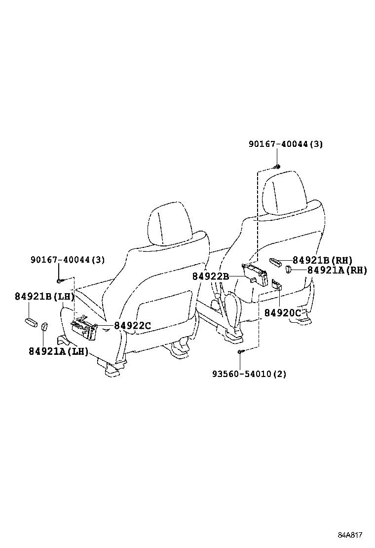 84140-48170 SWITCH ASSY, HEADLAMP DIMMER product image