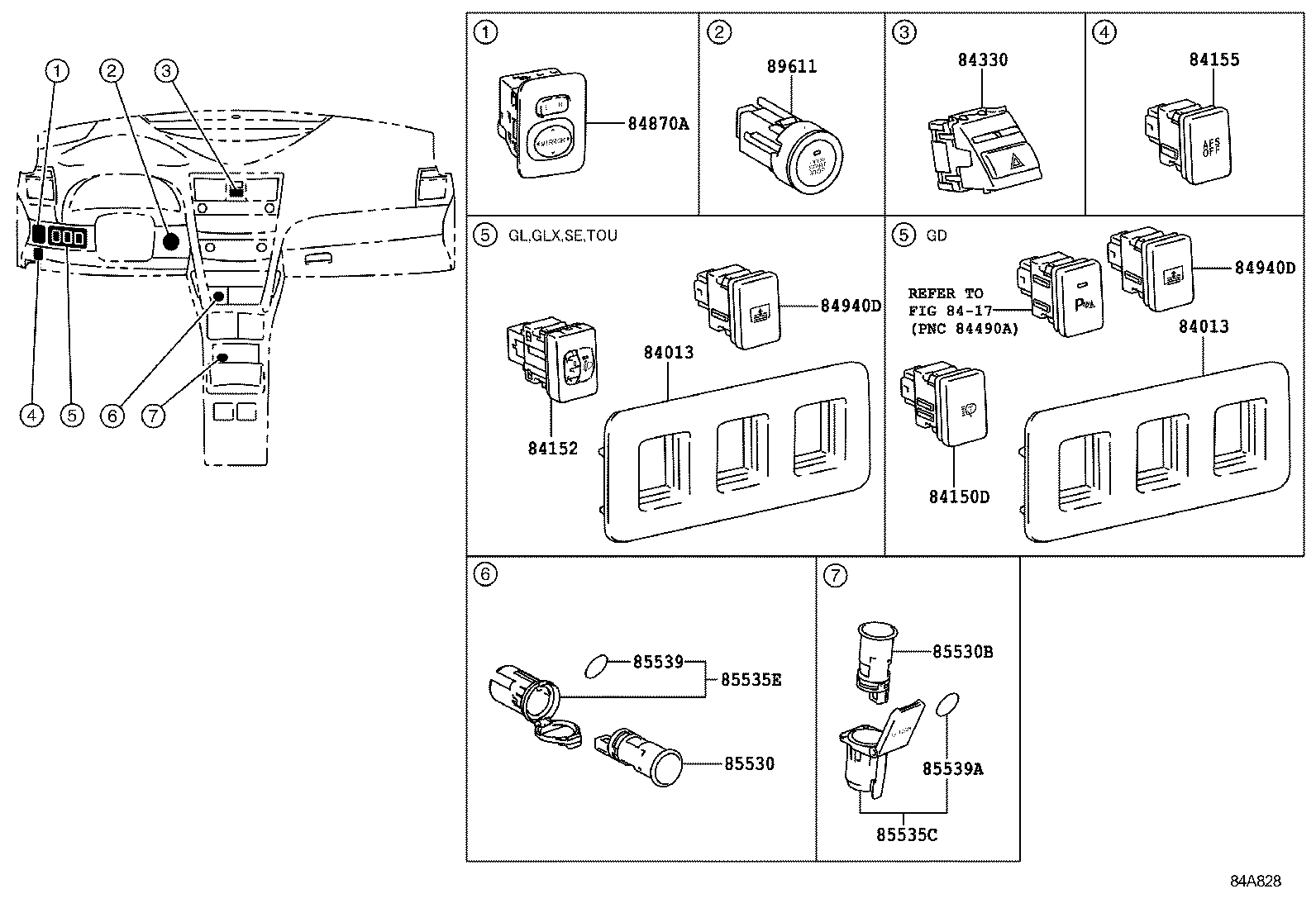 82730-33C40 BLOCK ASSY, INSTRUMENT PANEL JUNCTION product image