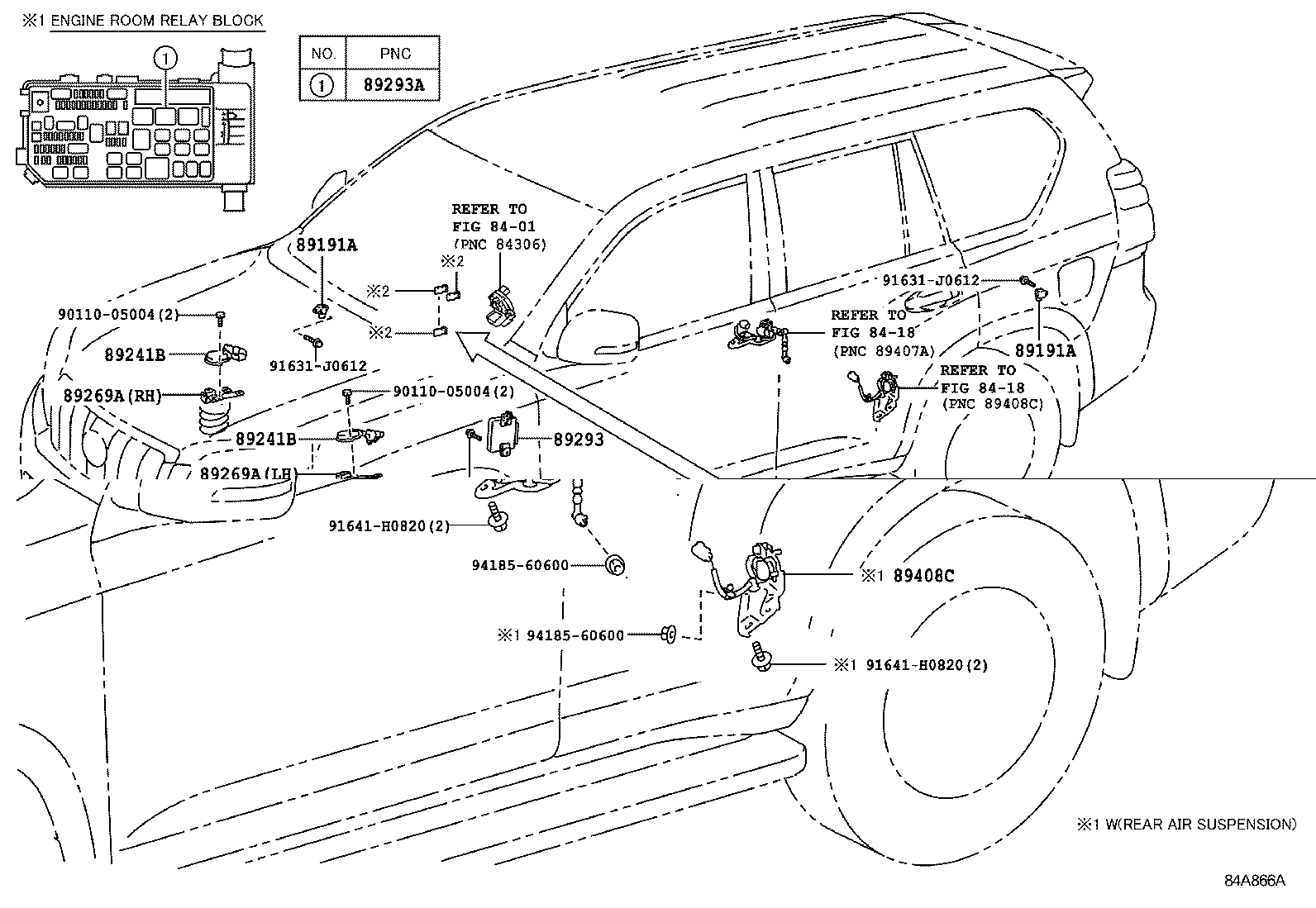 89293-60062 COMPUTER, SUSPENSION CONTROL product image