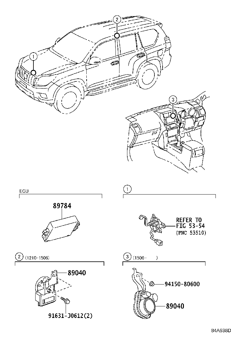 89040-60120 SIREN ASSY, THEFT WARNING product image