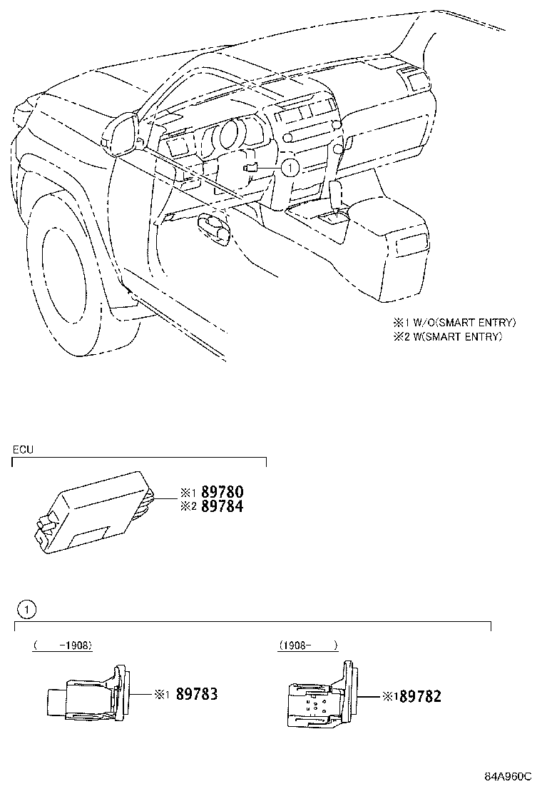 Toyota 89783-35040 AMPLIFIER, TRANSPONDER KEY