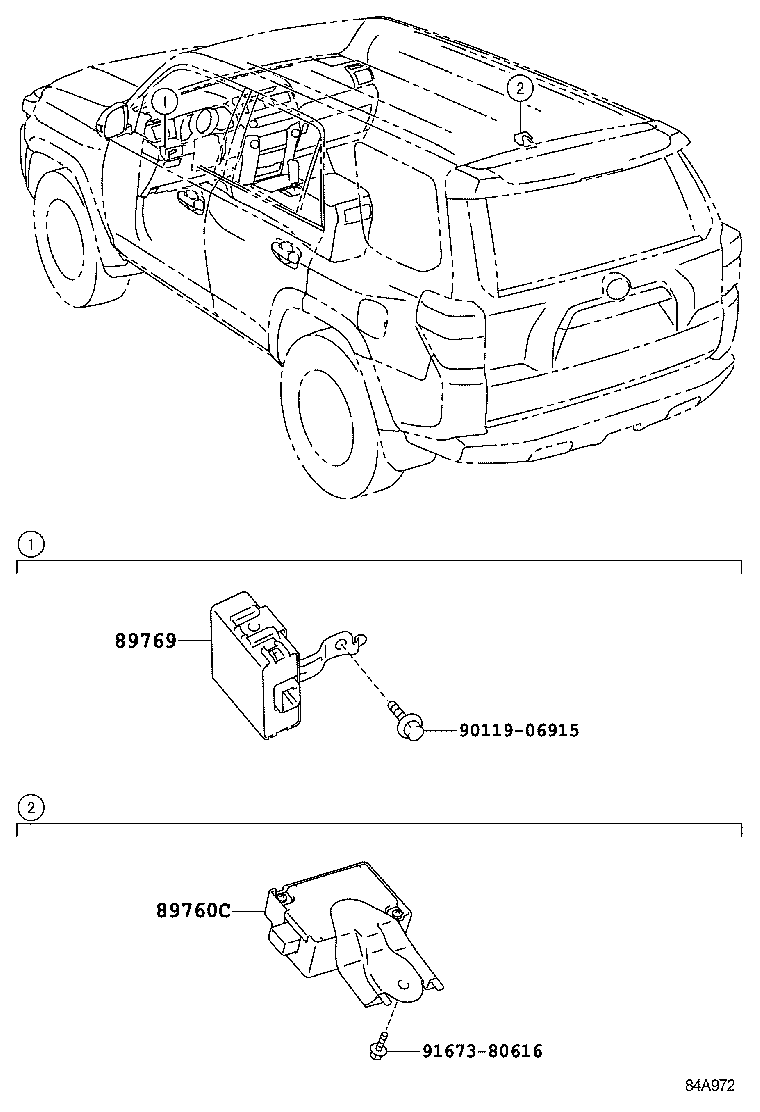 89769-35120 COMPUTER, TIRE PRESSURE MONITOR product image