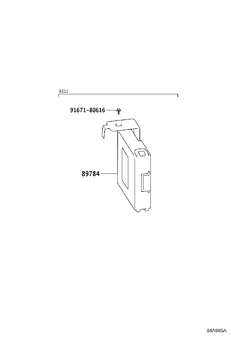 89780-44040 COMPUTER ASSY, TRANSPONDER KEY product image