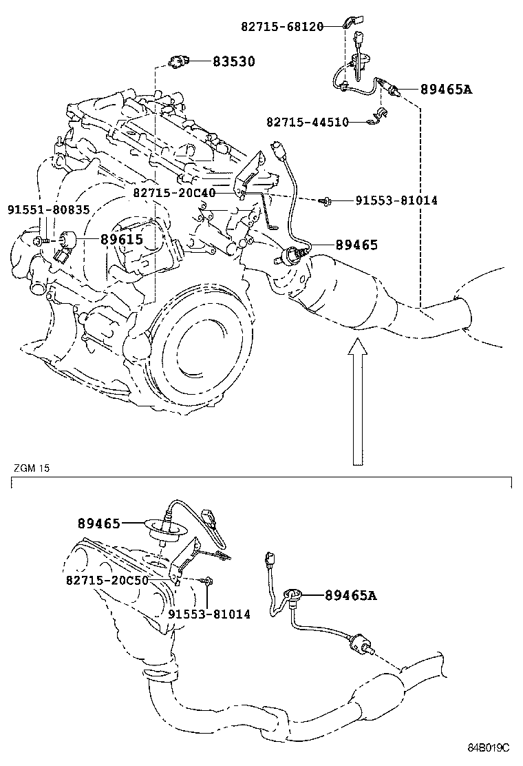 82223-44050 WIRE, SWITCH product image