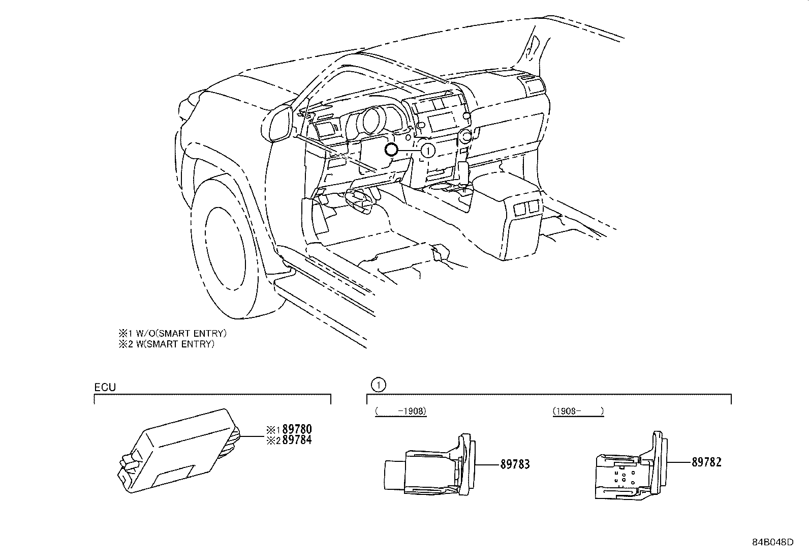 89780-35130 COMPUTER ASSY, TRANSPONDER KEY product image