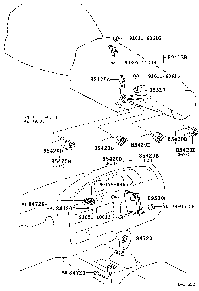 89530-60160 COMPUTER ASSY, TRANSMISSION CONTROL product image