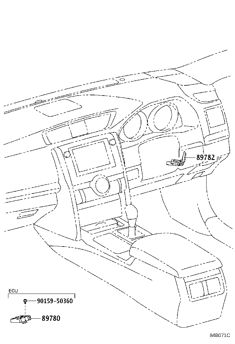 89780-22040 COMPUTER ASSY, TRANSPONDER KEY product image
