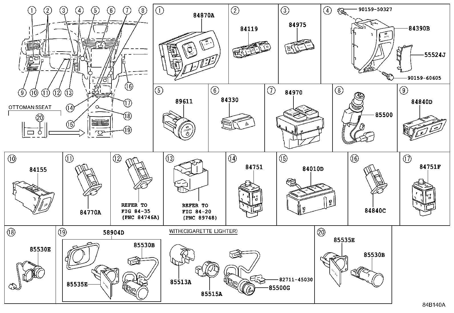82663-50160 COVER, RELAY BLOCK, LOWER product image
