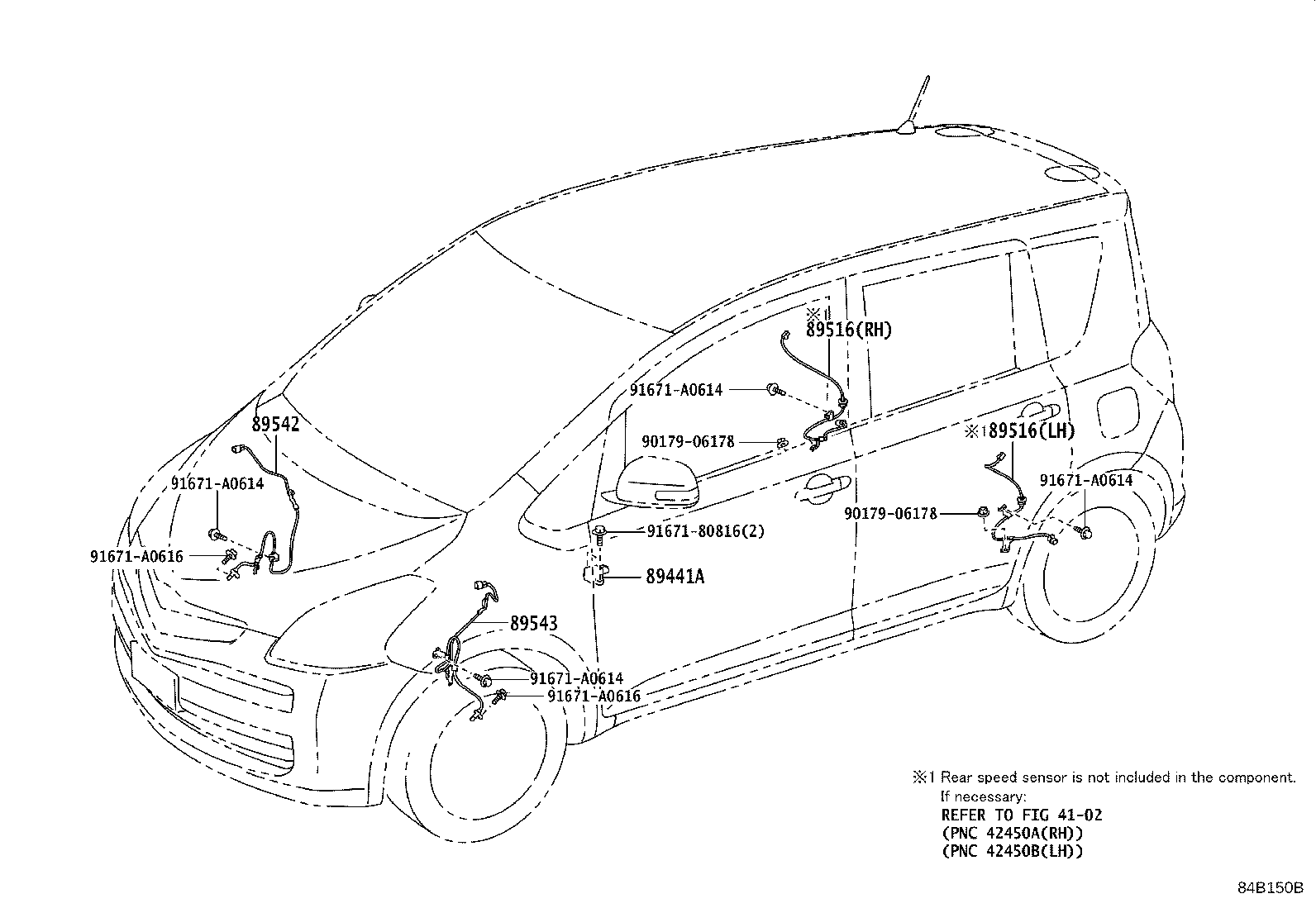 89440-52070 SENSOR, DECELERATION product image