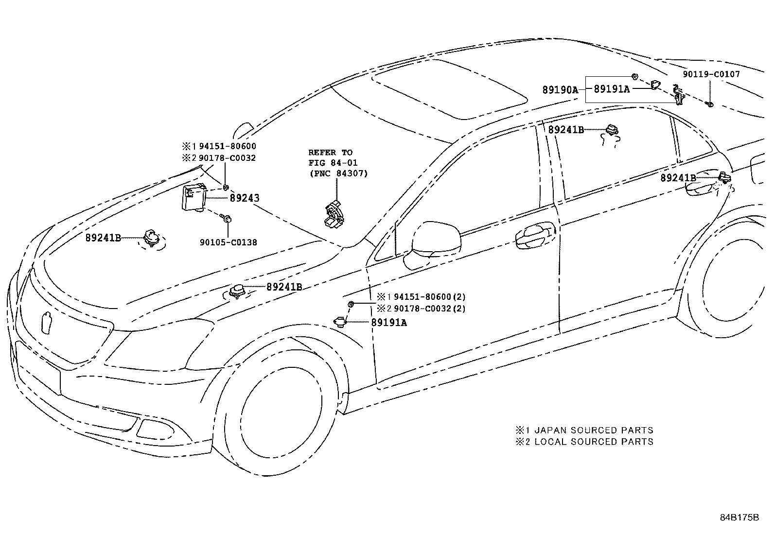 89293-30220 COMPUTER, SUSPENSION CONTROL product image