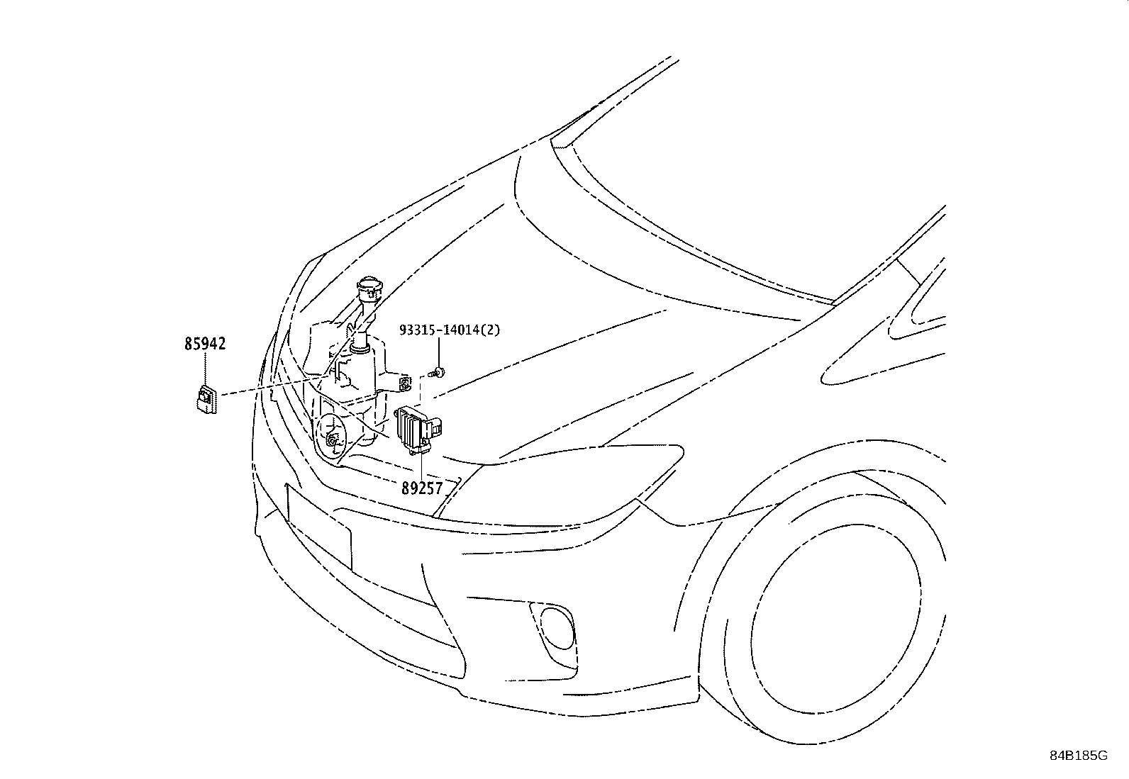 84140-75010 SWITCH ASSY, HEADLAMP DIMMER product image