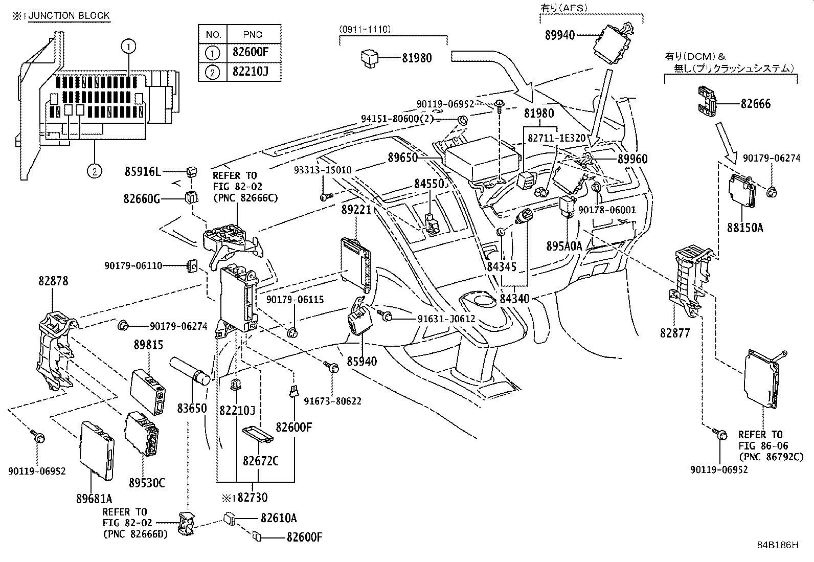 84140-75010 SWITCH ASSY, HEADLAMP DIMMER product image