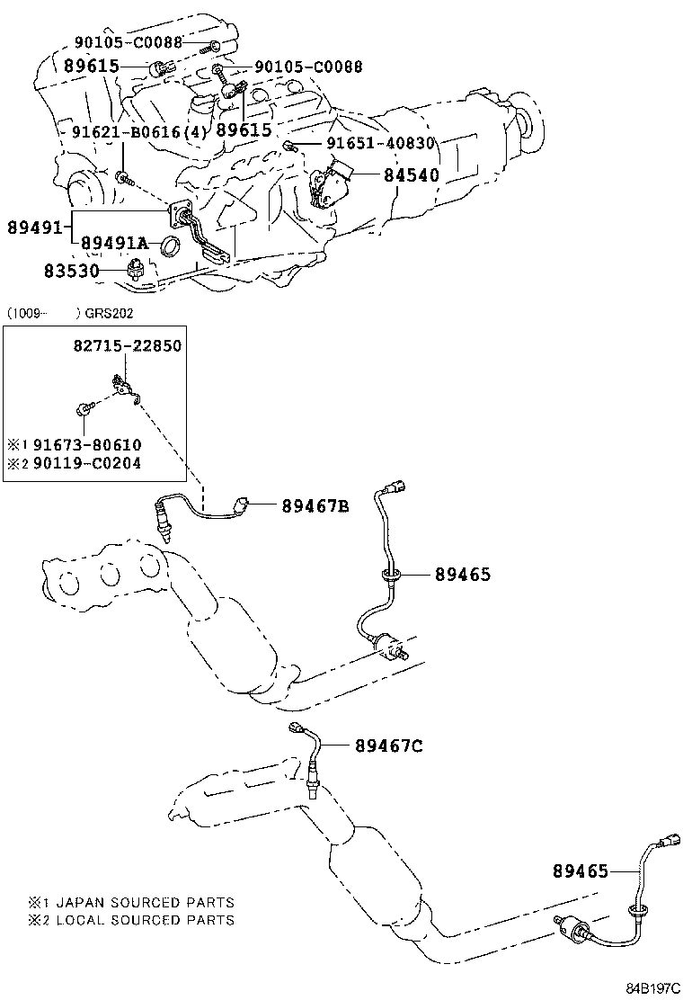 84332-0N010 SWITCH ASSY, HAZARD WARNING SIGNAL product image